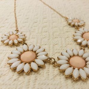 Jewelry - 5/$30 Pink & White Floral Necklace Jewelry - 5/$30 Pink & White Floral Necklace